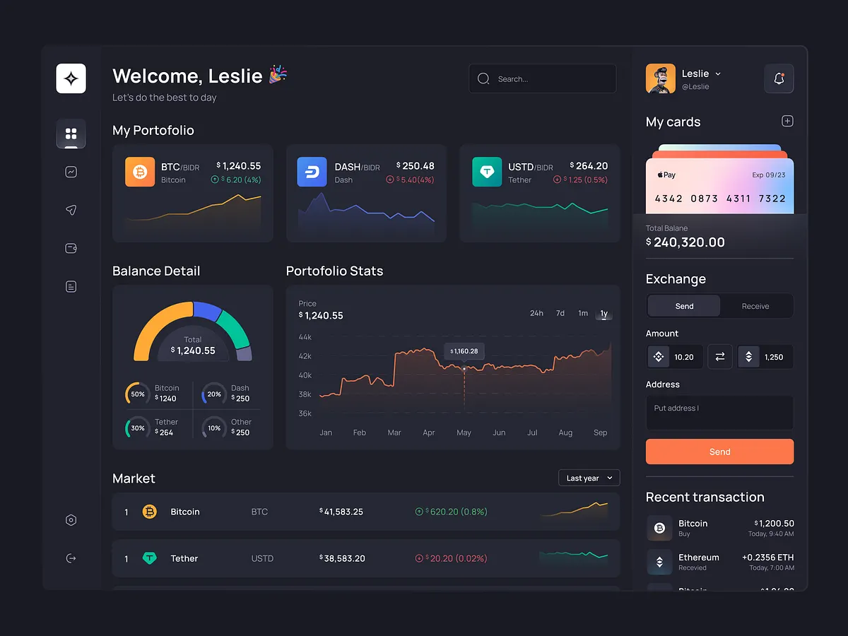 Dexify Trading Dashboard